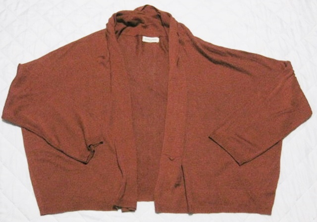 LLサイズ COMFO-STRAIN TOKYO 長袖 カーディガン 暗いオレンジ拍卖
