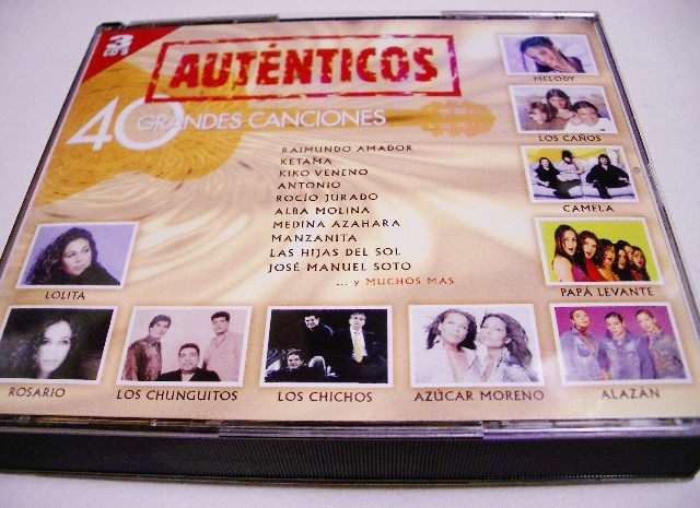 3CD Autenticos 40 Grandes Canciones/Tamara,Las Hijas Del Sol,Raya Real等拍卖