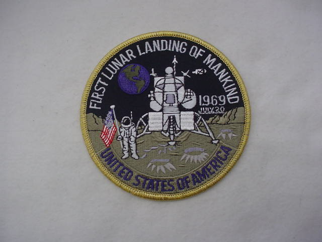 UNITED STATES OF AMERICA FIRST LUNAR LANDING OF MANKIND 1969 July 20 Patch拍卖