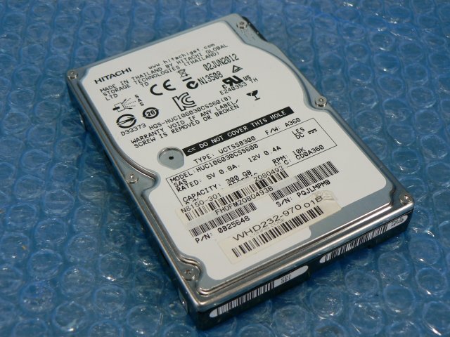 1BUS // NEC N8150-301 300GB 2.5インチ SAS 10K(10000)rpm 6Gb (HITACHI HUC106030CSS600) // NEC Express5800/R110e-1E 取外 // 在庫1拍卖