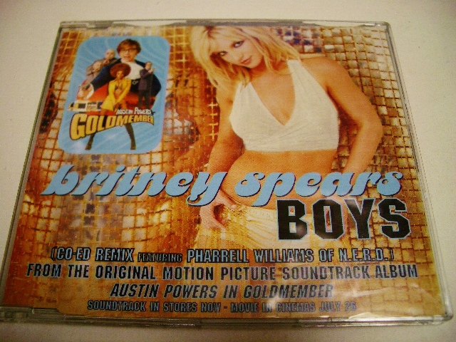 Britney Spears feat. Pharrell Williams Of N.E.R.D. 「Boys (Co-Ed Remix) 」UK盤 オースティンパワーズより拍卖