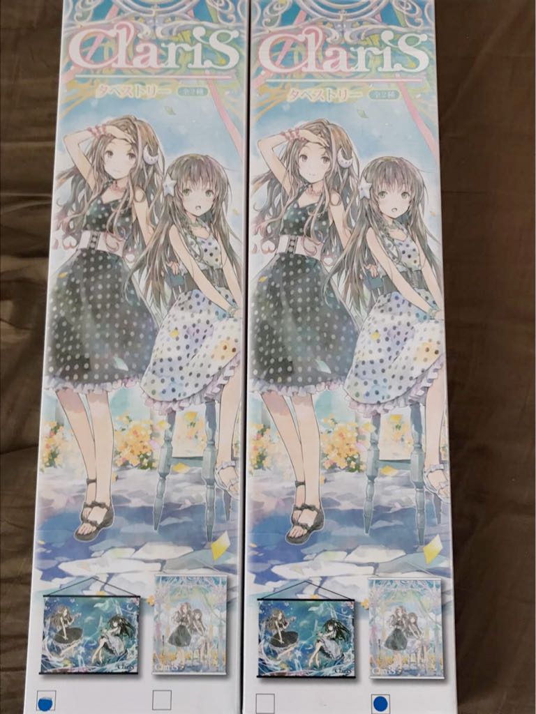 セガ限定!ClariS クラリス タペストリー 全2種セット Gravity 1st HALL CONCERT 星に願いを… 月に祈りを… クララ カレン SEGA拍卖