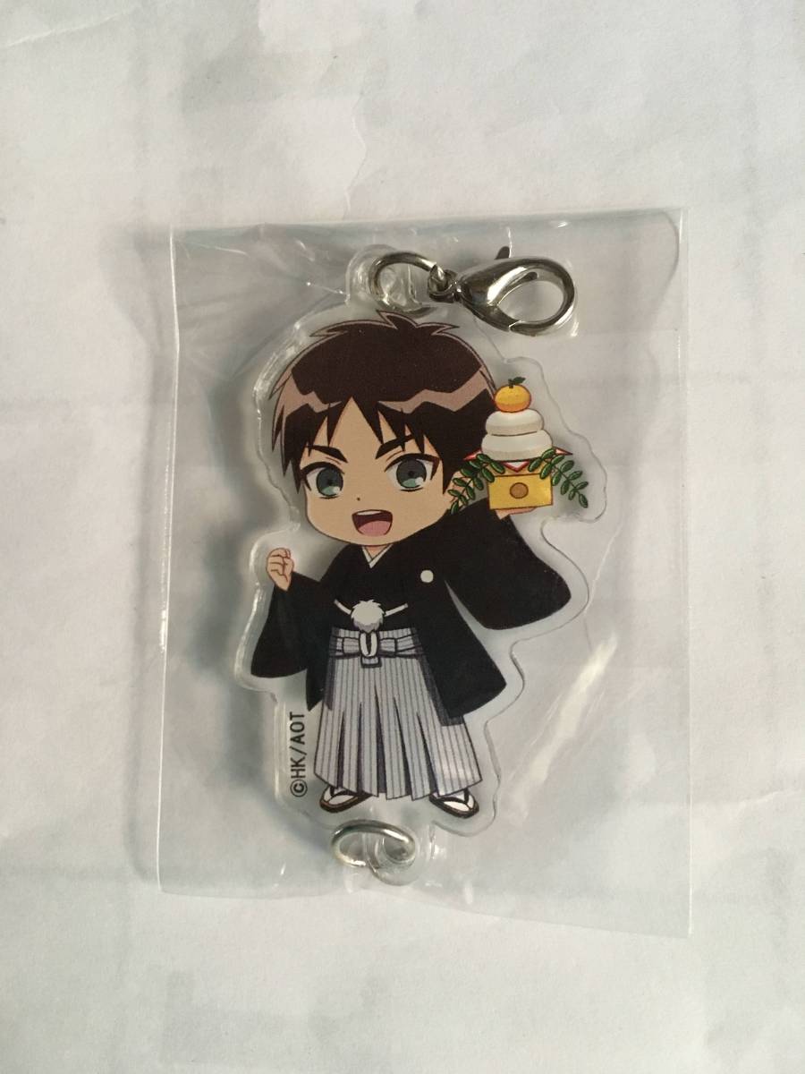 進撃の巨人 キャラウムカフェ アクリルチャーム エレン 2個あり拍卖