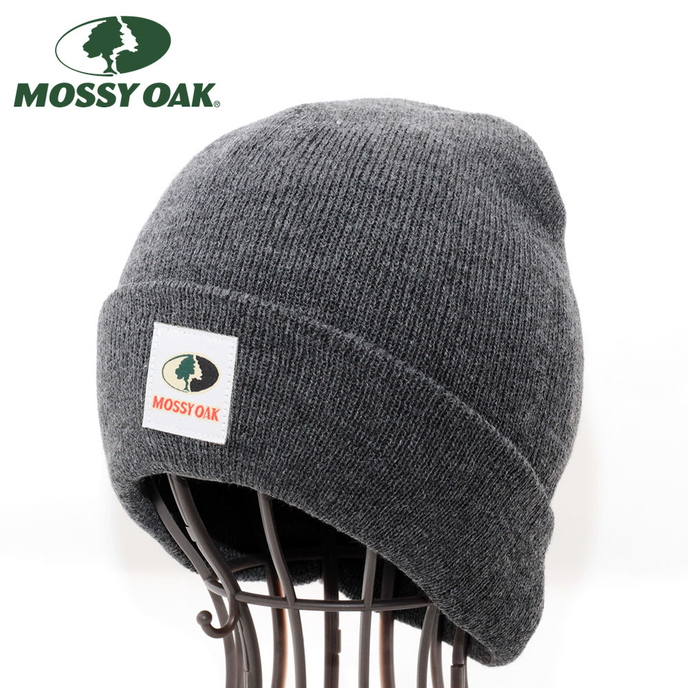 ニットキャップ 帽子 ビーニー リブ Mossy Oak Cuffed Beanie グレー 1JHKY-GRY USA ブランド 狩猟 ハンティング拍卖