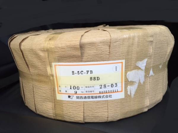 S5C−FB-SSD 100m巻 支持線付ケーブル 関西通信電線㈱拍卖