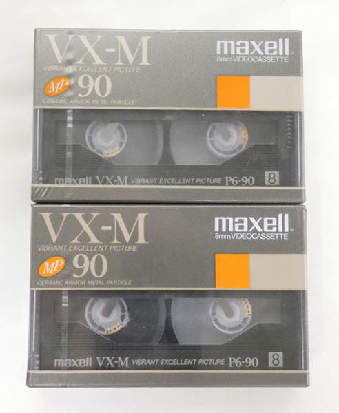 ■maxell マクセル 8mmビデオカセットテープ VX-M MP 90 P6-90VX 2本セット拍卖