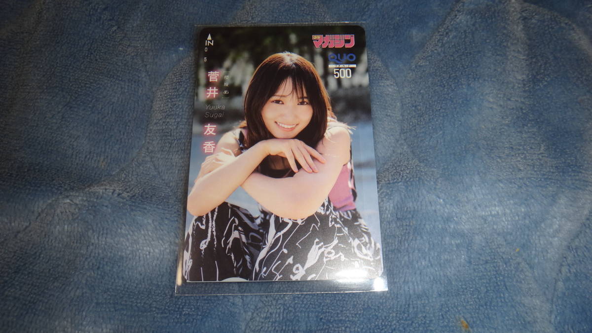 菅井 友香 クオカード(非売品)ヤングマガジン 桜坂46 ヤングチャンピオン ヤングガンガン プレイボーイ ブブカ ボム フラッシュ拍卖