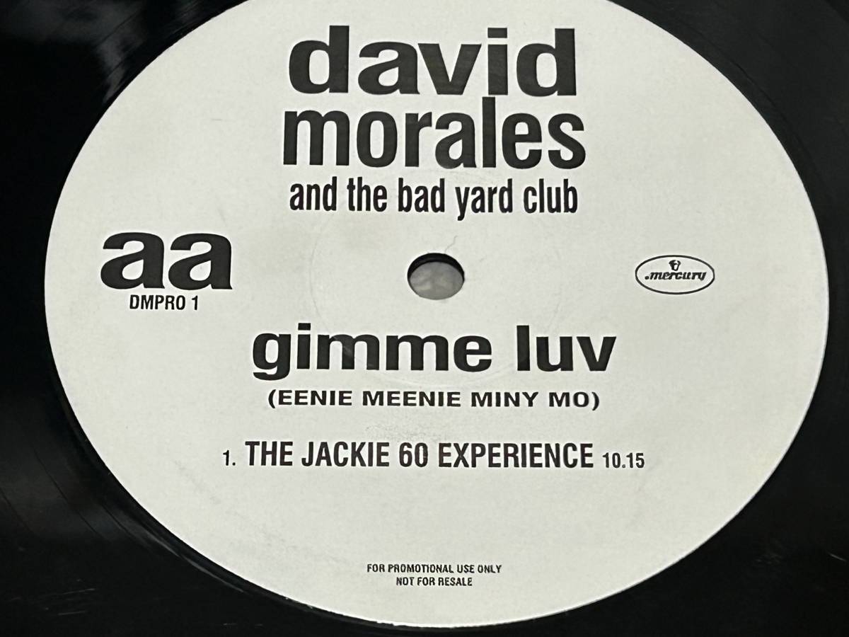 David Morales & The Bad Yard Club Gimme Luv (Eenie Meenie Miny Mo) 1993年 プロモ盤拍卖