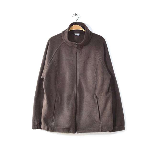 【送料無料】コロンビア アウトドア フルジップ フリースジャケット インナーフリース こげ茶 メンズXL相当 COLUMBIA 古着 @DD0277拍卖