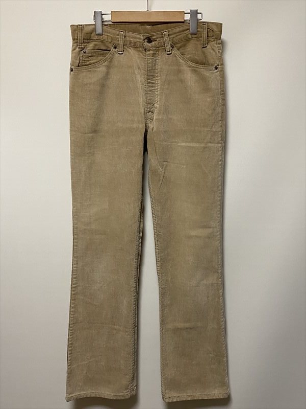★USED/VINTAGE 70-80s/LEVI'S 517/CORDUROY/BOOTS CUT/TALON 42 ZIPPER/BEIGE/リーバイス/ブーツカット/コーデュロイ/ビンテージ/古着★拍卖
