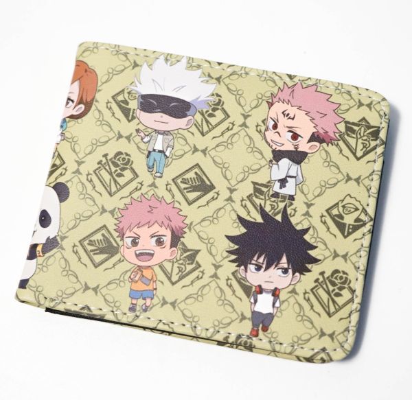 呪術廻戦 財布 五条悟 宿儺 伏黒恵 二頭身 二つ折り 小銭入れ有拍卖