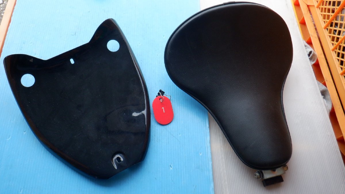 美品!ハーレー☆ショベルFL/FX☆58年-84年☆ナイトロヘッズ☆ソロシート&ソロシートベースカバー拍卖