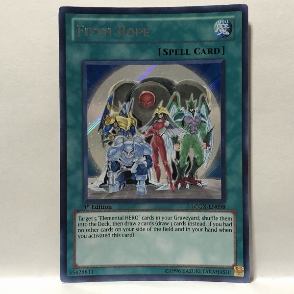 遊戯王 LCGX ホープ・オブ・フィフス 英語版 1st シークレット拍卖
