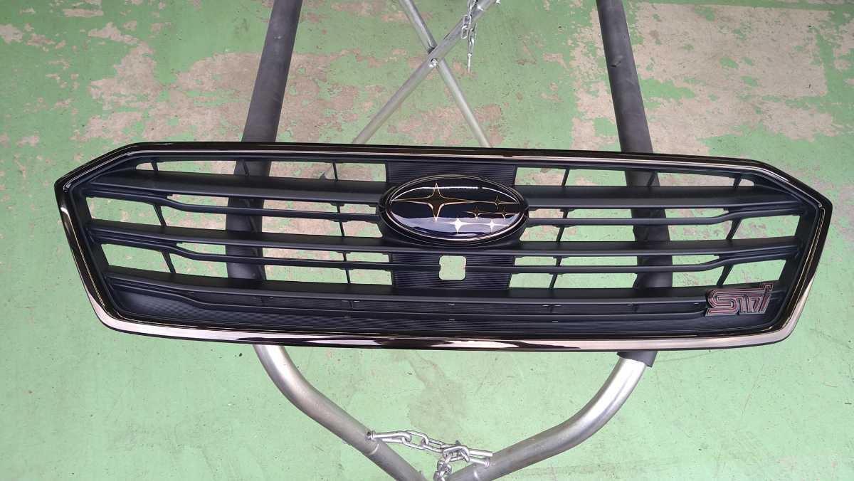VMG レヴォーグ STI カスタムグリル フロントグリル マットブラック ブラックメッキ キャンディブラック拍卖