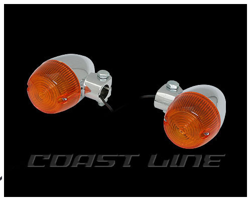 N009471 ユニバーサルマウント ラウンドボディウインカーセット クローム拍卖