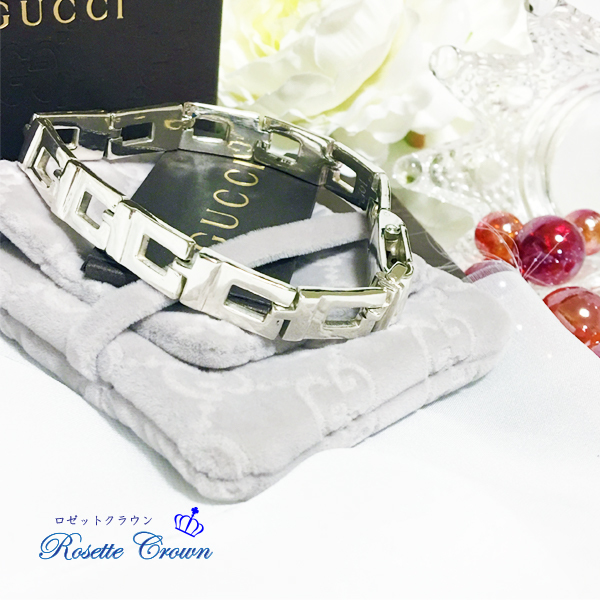 ◆新品◆値下げ交渉 は 質問で◆未使用◆グッチ◆Gロゴブレスレット◆拍卖