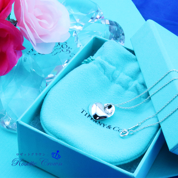 ◆新品◆値下げ交渉 は 質問で◆未使用◆ティファニー◆フォールドハートネックレス◆拍卖
