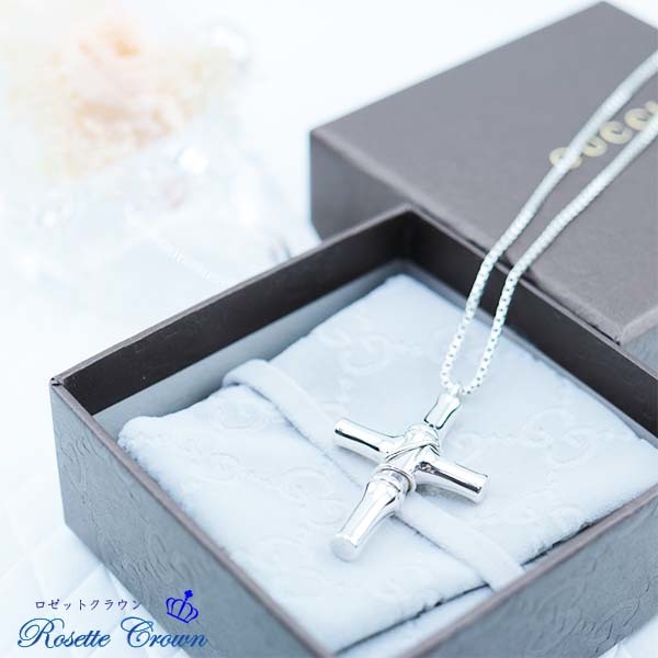 ◆新品◆値下げ交渉 は 質問で◆未使用◆グッチ◆バンブークロスネックレス◆拍卖