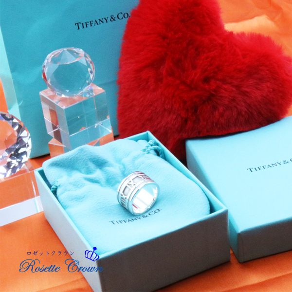 ◆新品◆値下げ交渉 は 質問で◆未使用◆ティファニー◆アトラスワイドリング8号◆拍卖