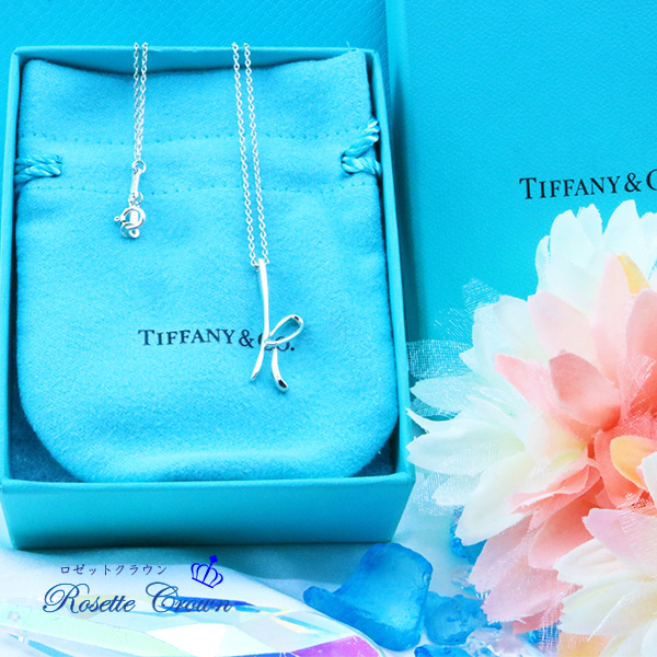 ◆新品◆値下げ交渉 は 質問で◆未使用◆ティファニー◆イニシャルKネックレス◆拍卖