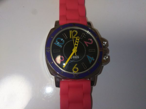 新品 J-AXIS 男女兼用クォーツ シリコンバンド ⑳拍卖