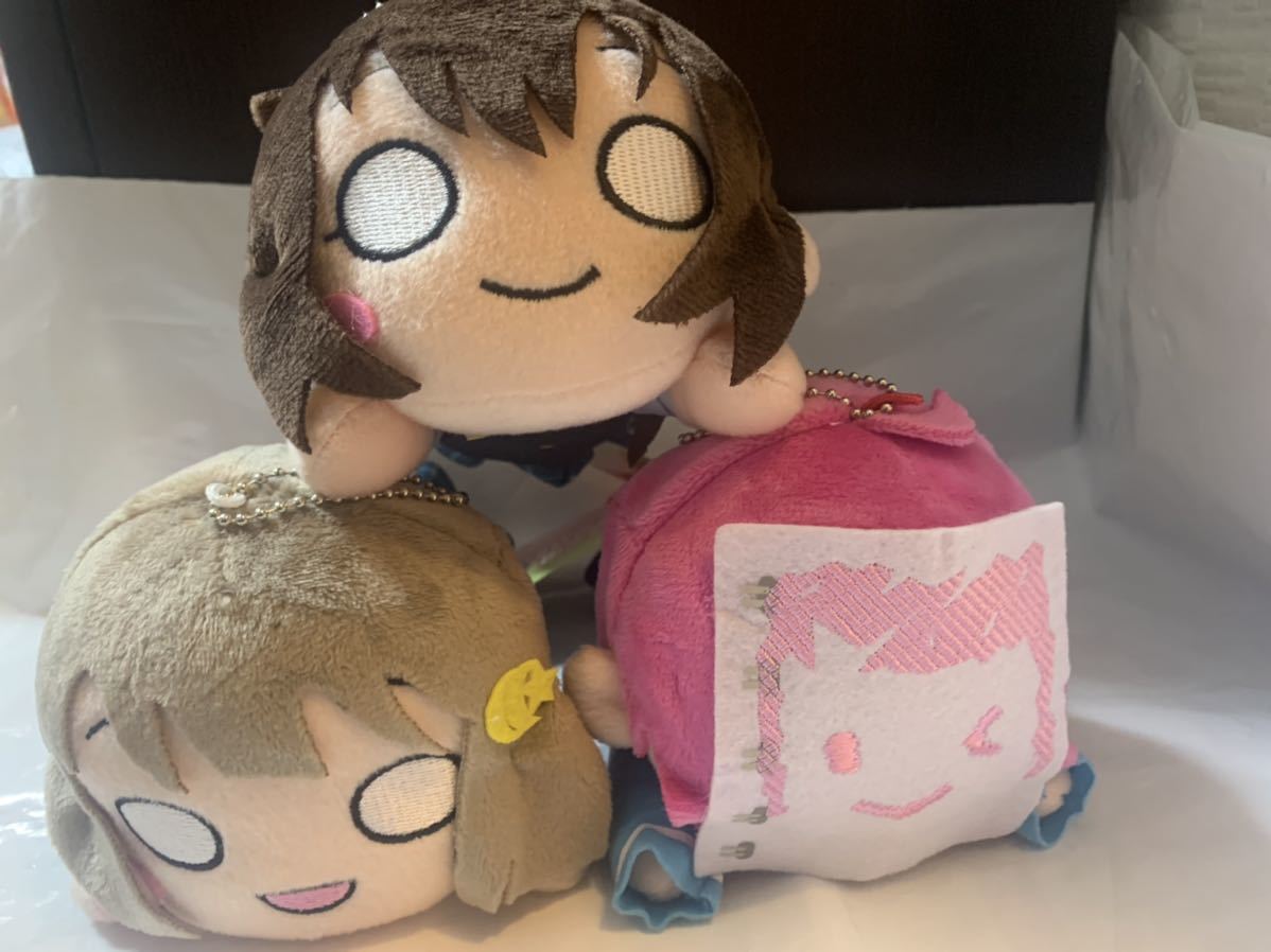 【中須かすみ/桜坂しずく/天王寺璃奈】ラブライブ!虹ヶ咲学園スクールアイドル同好会 寝そべりぬいぐるみ 1年生 夏制服 約16cm拍卖