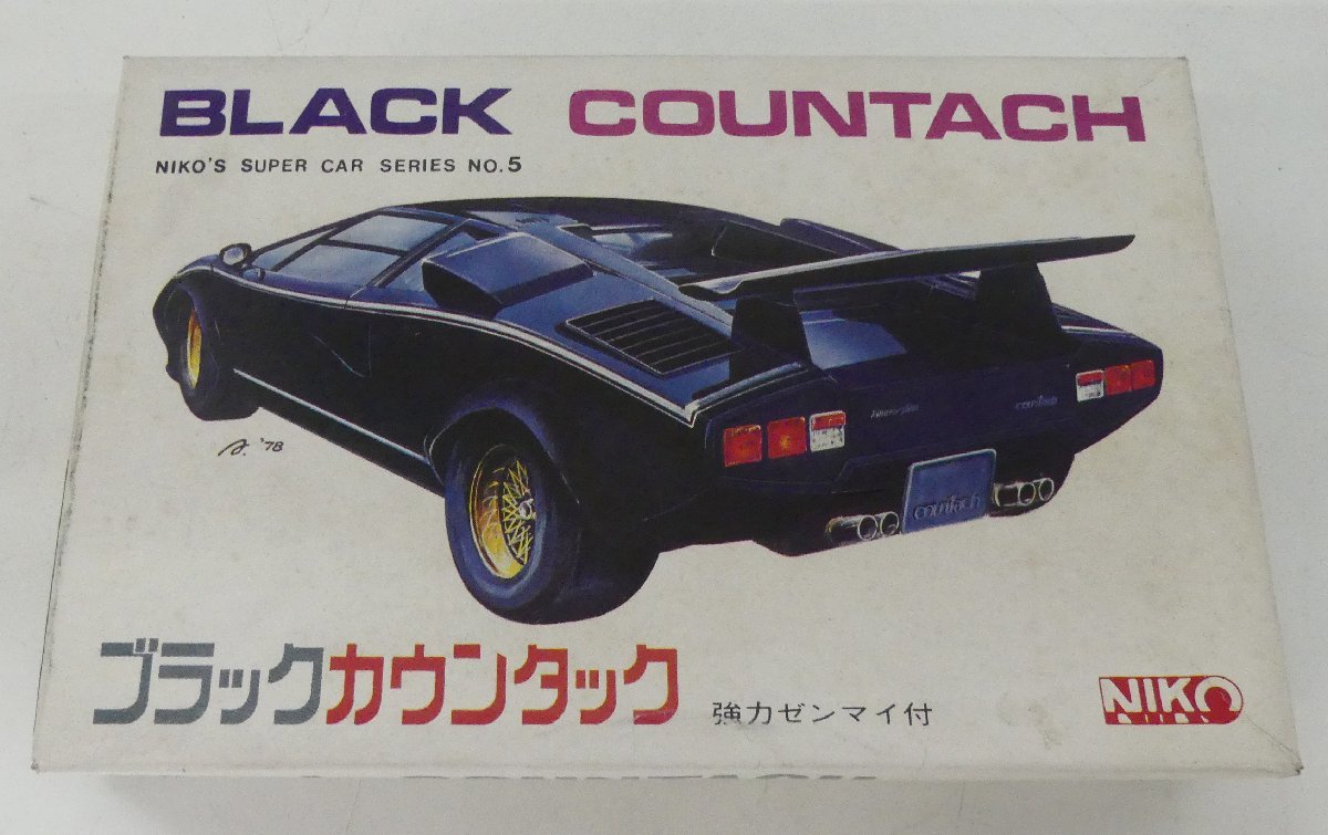 ☆保管品!NIKO BLACK COUNTACH ブラックカウンタック KIT NO K13.100☆拍卖