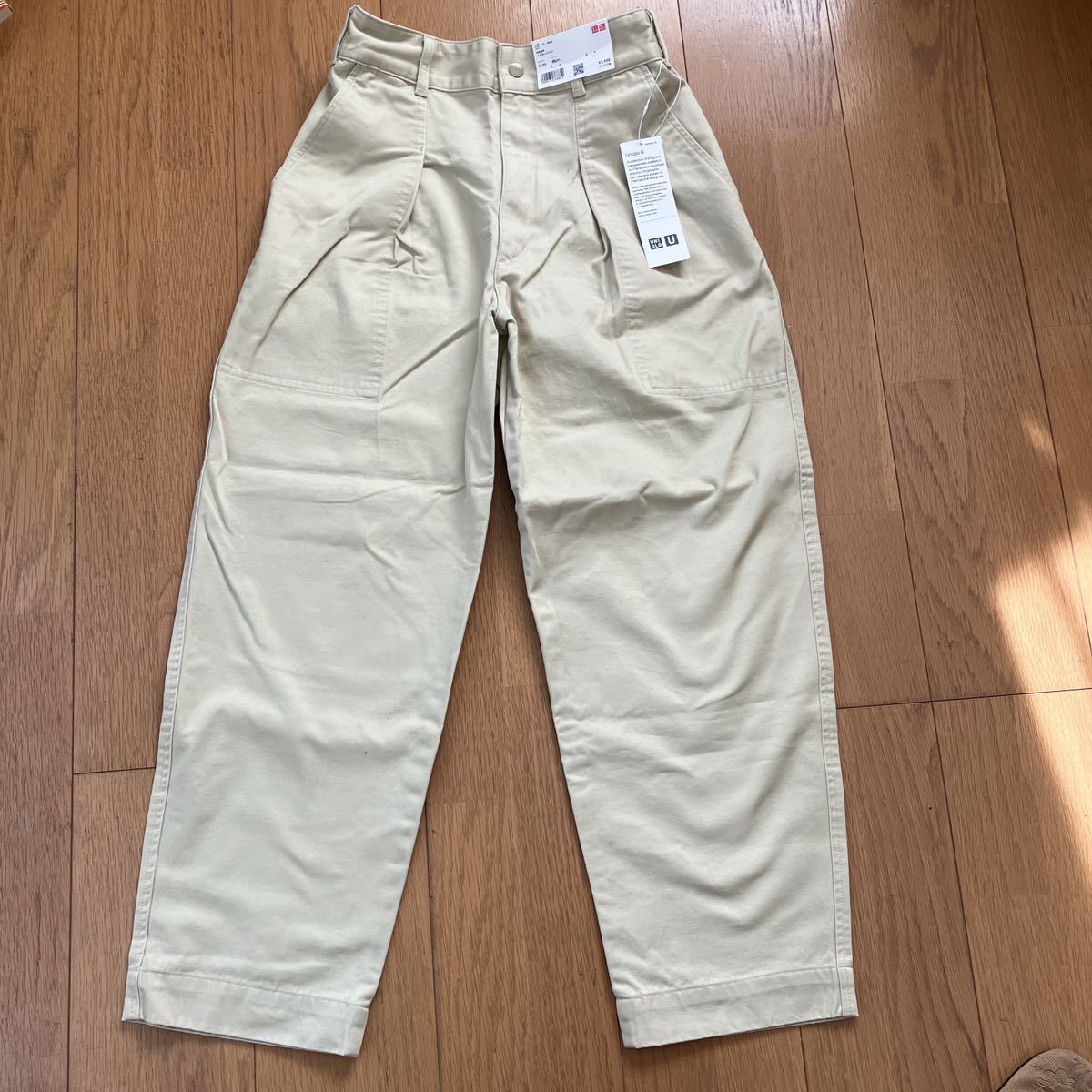 タグ付新品!ユニクロU ペイカーパンツ W61拍卖