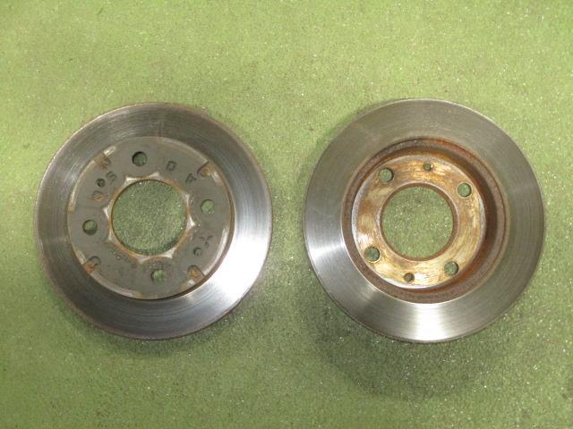 eKワゴン ek DBA-B11W フロントディスクローター ブレーキ M E-アシスト 4WD 3B20 A31拍卖