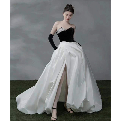 ウエディングドレス カラードレス 結婚式 披露宴 パーティー 演奏会 発表会 ステージ T89拍卖