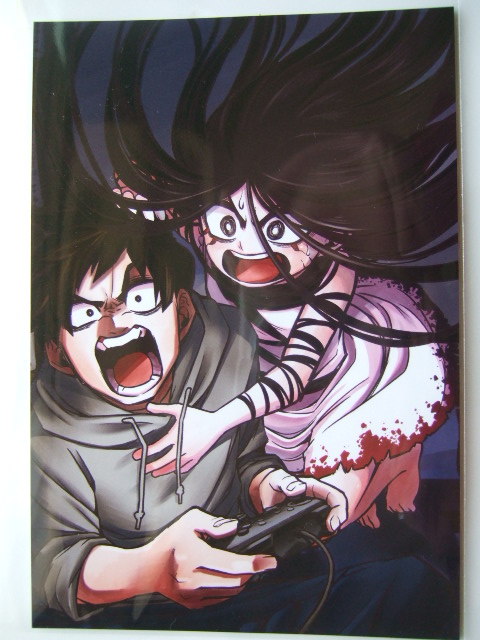 ワンダーグー 限定 最強地縛霊と霊感ゼロ男 1巻 ポストカード 特典 WonderGOO 非売品 20230127 イラストカード イラストペーパー拍卖