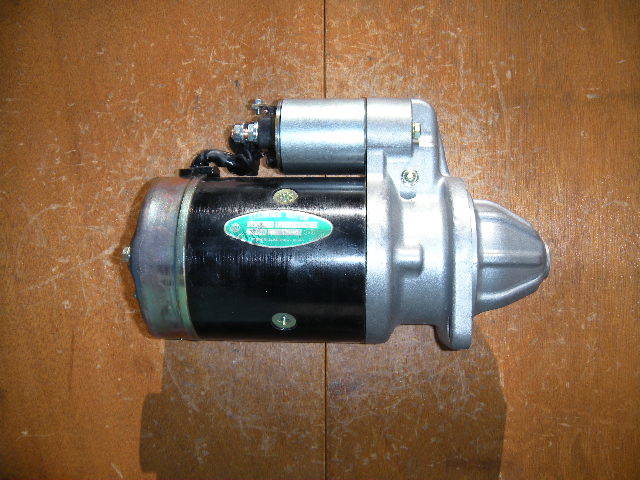 ヤンマー、トラクター/汎用エンジン用セルモーター(スターター)リビルト品 S13-24~A、121400-77010拍卖