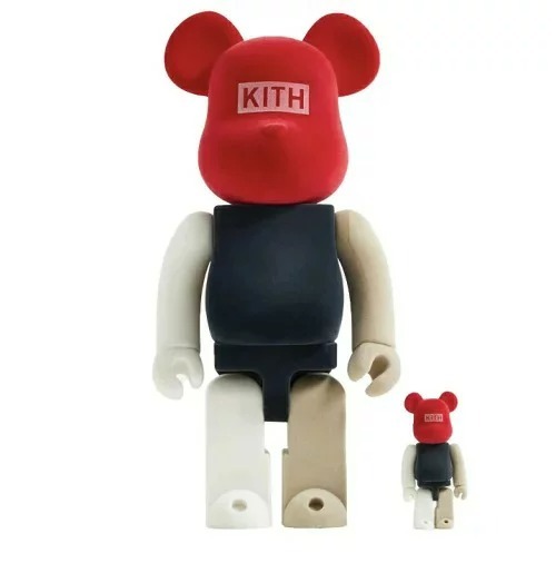 MEDICOM TOY BE@RBRICK KITH PYRE 100%&400% メディコムトイ ベアブリック キス拍卖