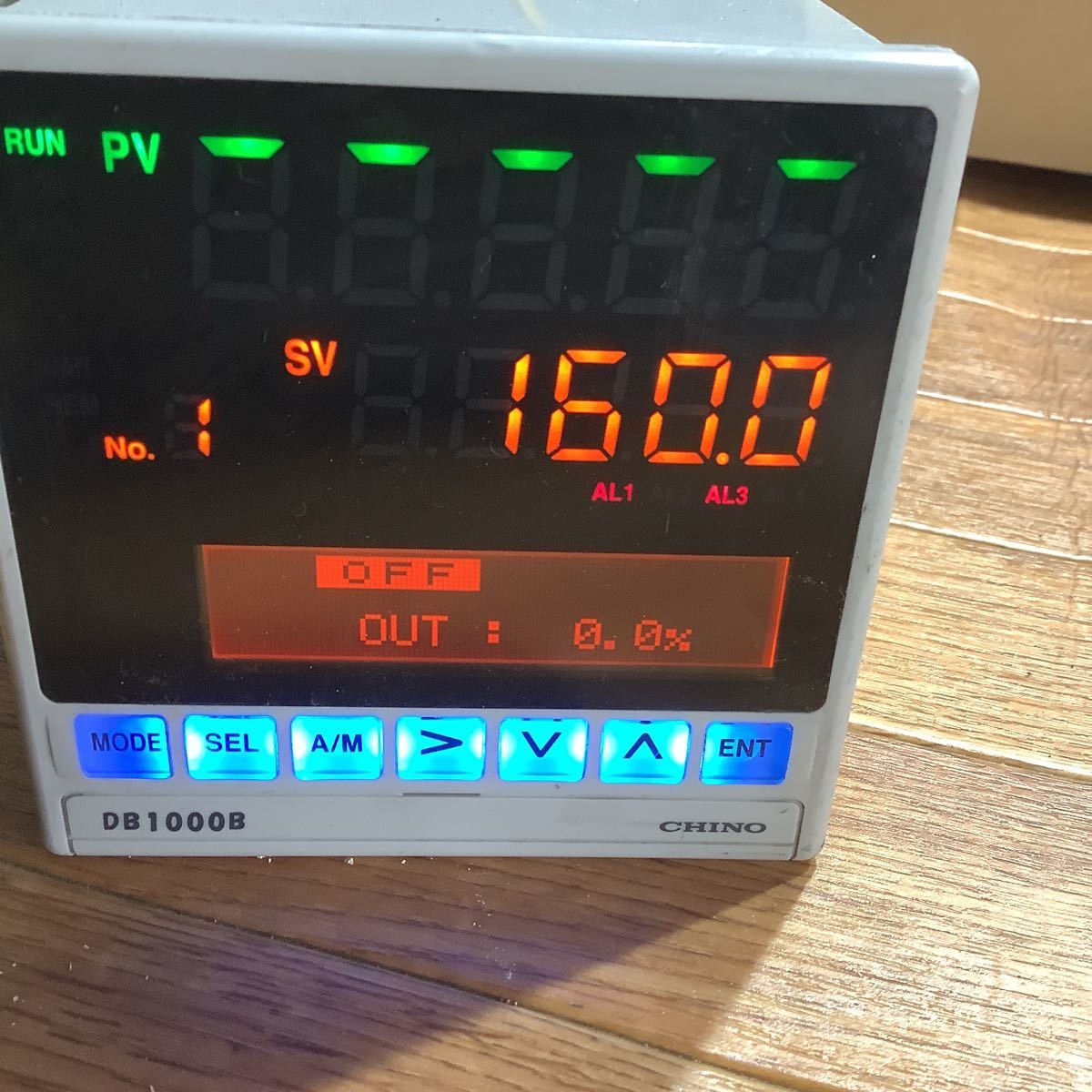 CHINO DB1000B デジタル測定器 中古品一般的な通電確認は済みです。動作未チェックです。ジャンク拍卖