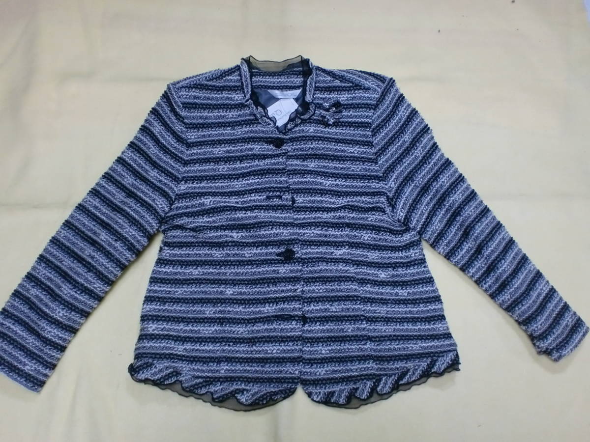 KAORU レディース ニットジャケット 総柄 サイズ M-L 店舗で18900円で販売されています om-26拍卖