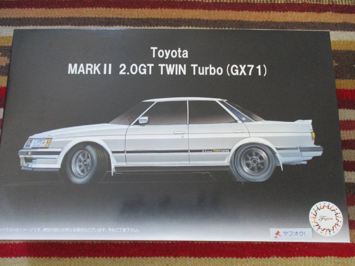 フジミ 1/24 トヨタ マークⅡ 2.0GT TWIN Turbo (GX71) MARKⅡ TOYOTA拍卖