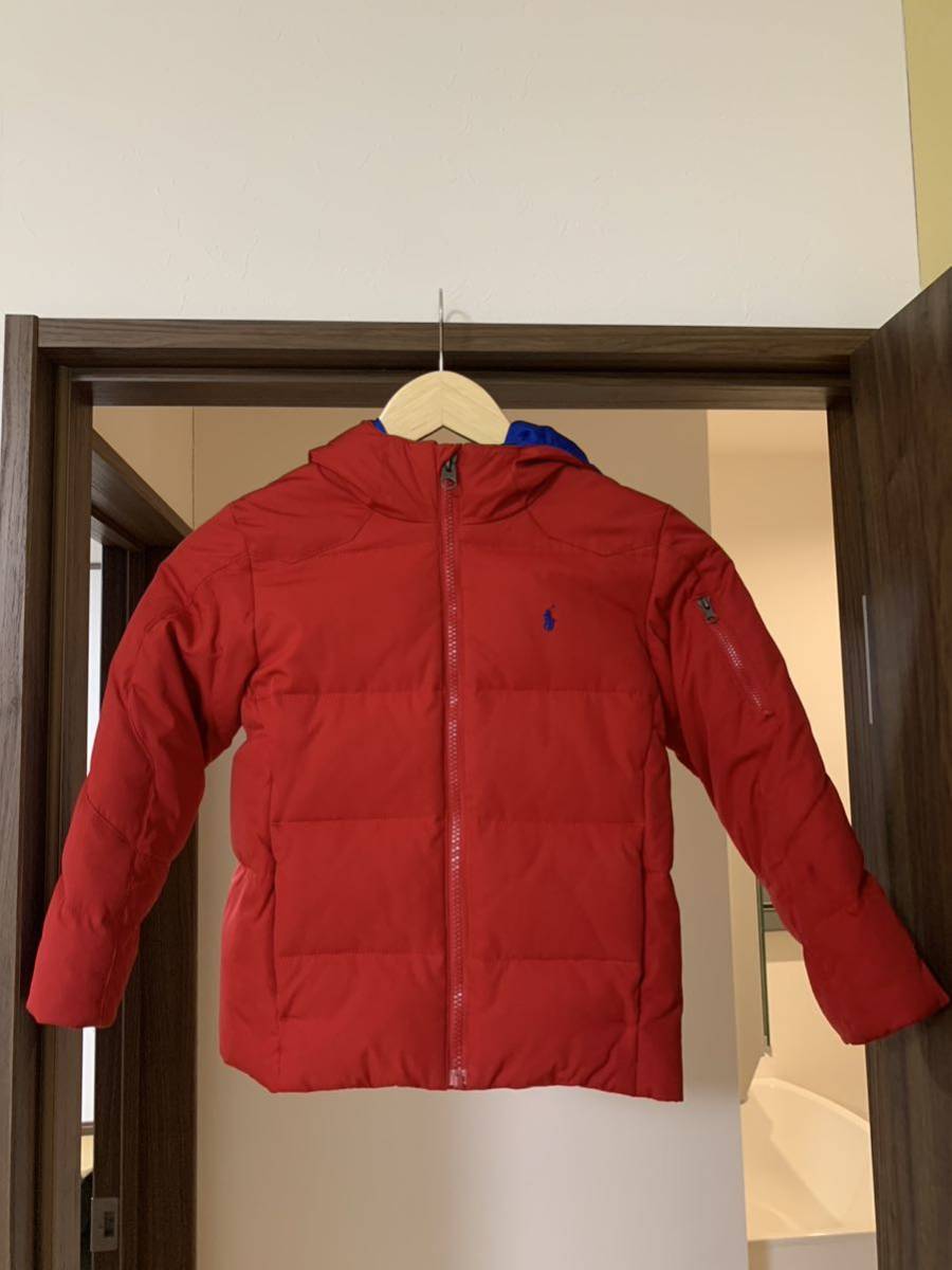 120!ラルフローレン ダウン キッズ 赤 ジャケット拍卖