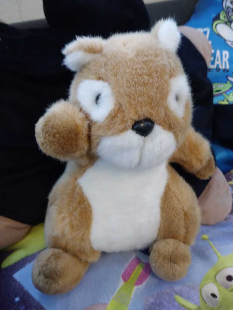 【美品】BIGぬいぐるみ/ビーバー/リス/メーカー/不明!拍卖