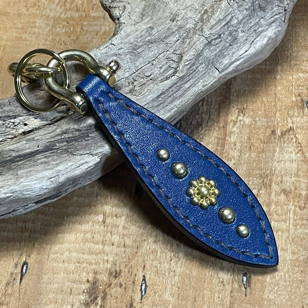 キーホルダー リーフ ナインベリー ブルー拍卖