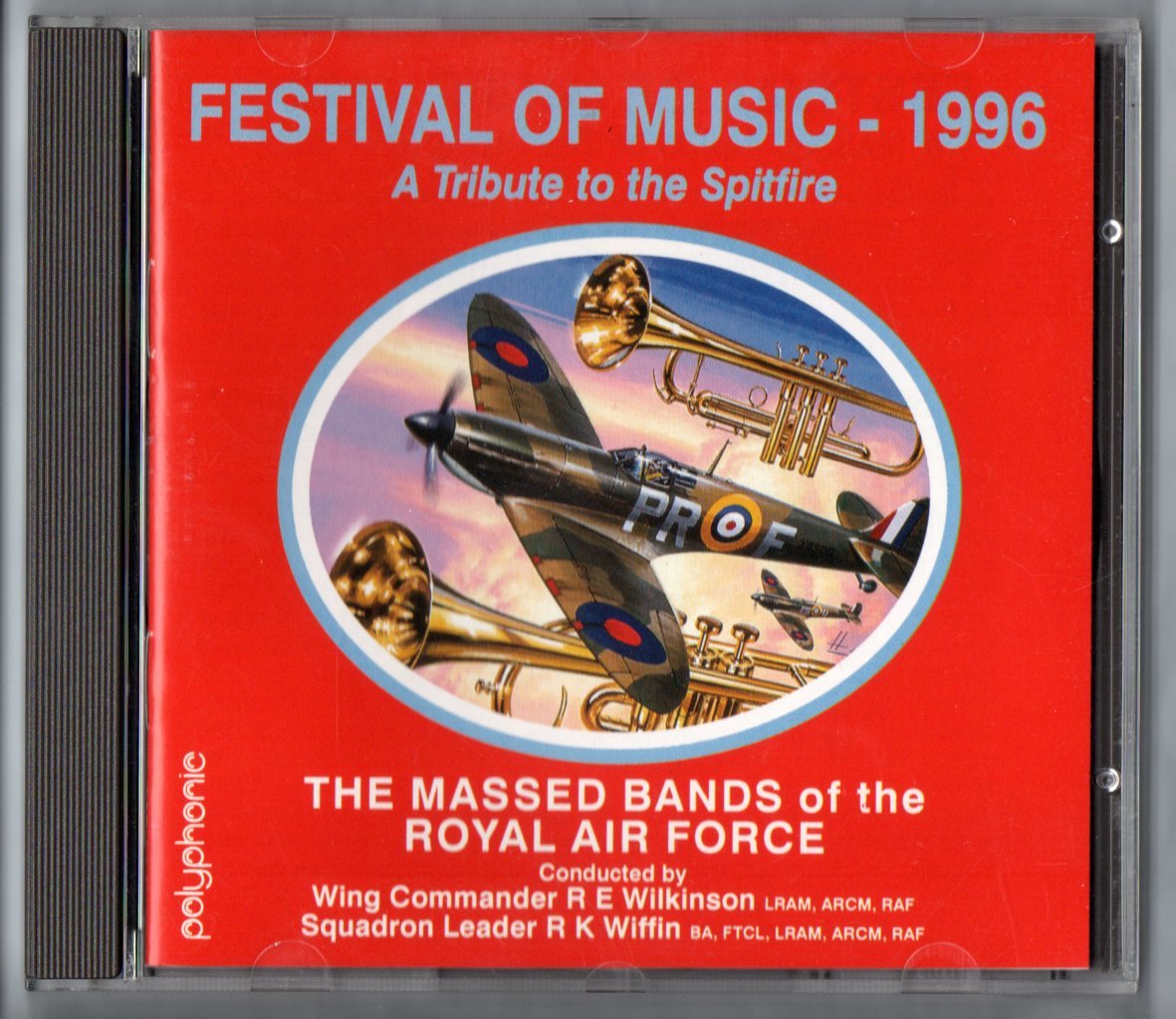 送料無料 吹奏楽CD ロイヤル・エアフォース・バンド:フェスティバル・オブ・ミュージック1996 スピットファイアに捧ぐ 王は受け継がれゆく拍卖