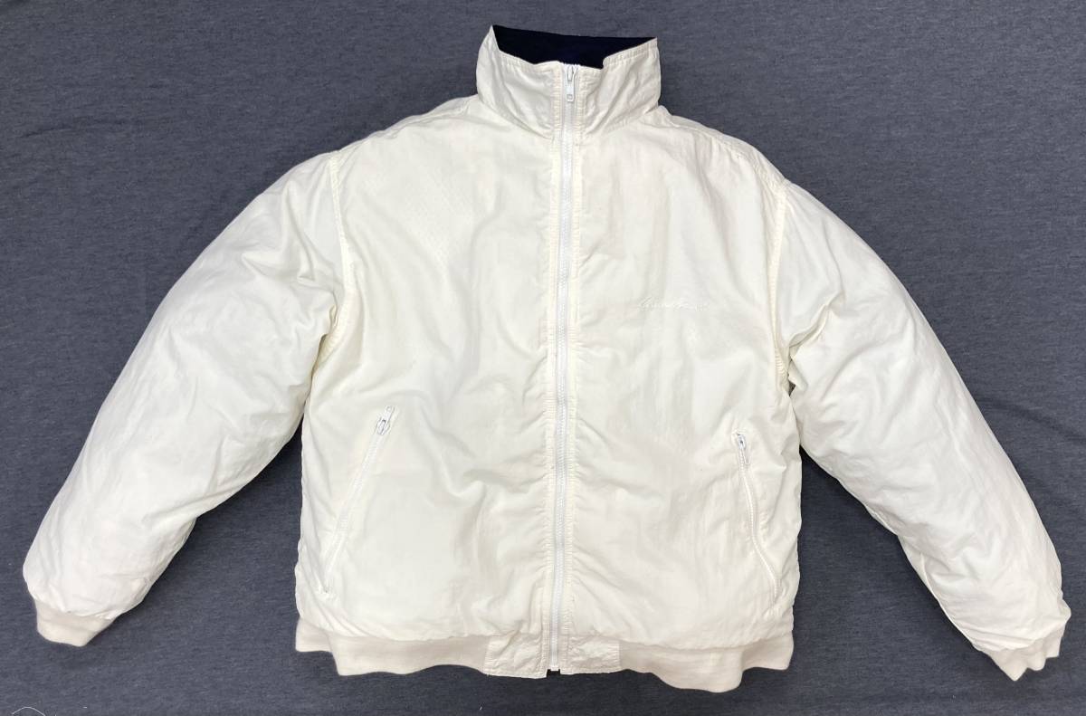 90s エディーバウアー Eddie Bauer ウィンドフォイル タイプ ナイロンジャケット ウィンドブレーカー 白 M拍卖