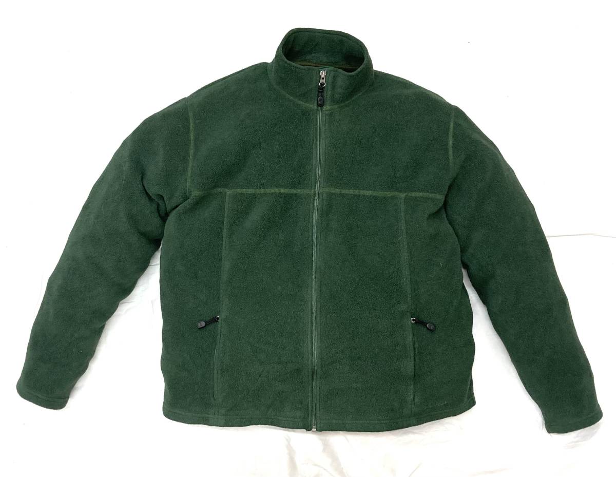 90〜00s L.L.bean POLARTEC フリース ジャケット 緑 XXL LLビーン ポケット付き 拍卖