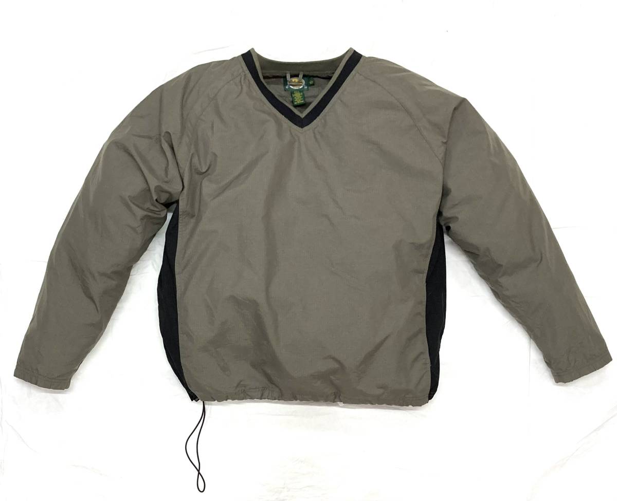 90〜00s カベラス Cabela's ナイロンリップ プルオーバー L カーキ 黒 ハンティング アウトドア 拍卖
