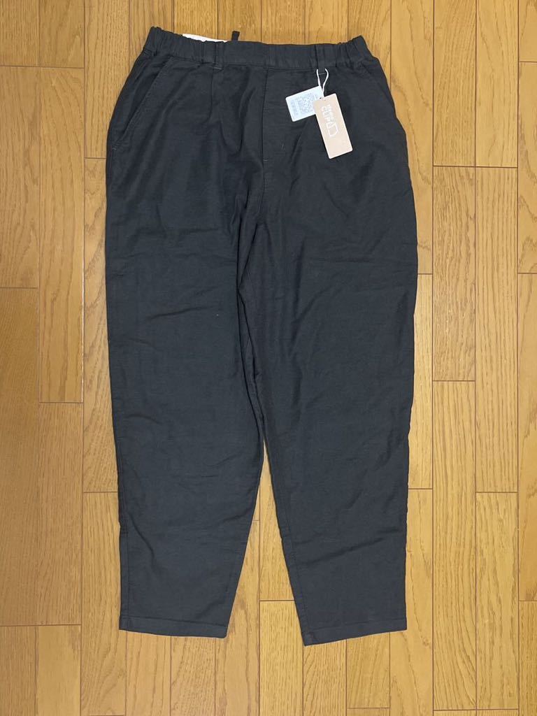 タグ付■未使用 studioCLIP スタジオクリップ チャコールグレー 柔らかストレッチ イージーテーパーシルエット パンツ サイズ3L拍卖