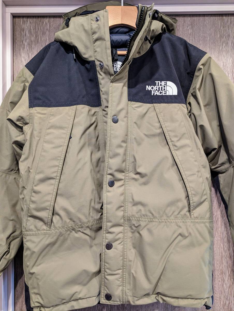 希少 The North Face Mountain Down Jacket S BG バートンオリーブ マウンテンダウンジャケット ノースフェイス ND91737拍卖