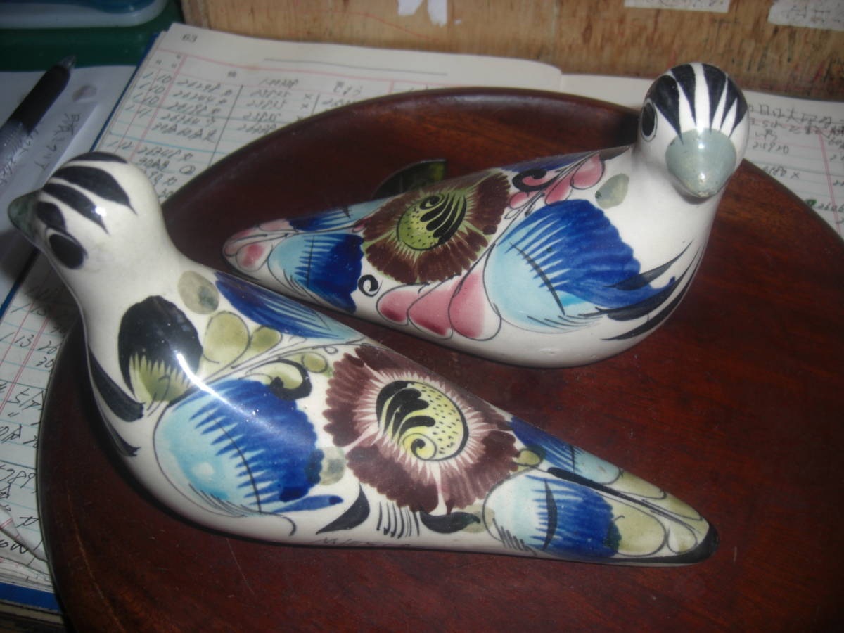 二羽 鳩 陶器拍卖