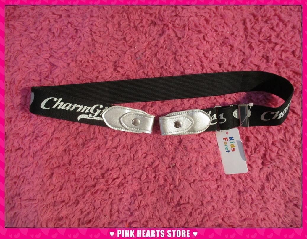 新品キッズ雑貨◇Kids Foret(キッズフォーレ)ロゴ&ハート柄ゴムベルト 06-2271拍卖