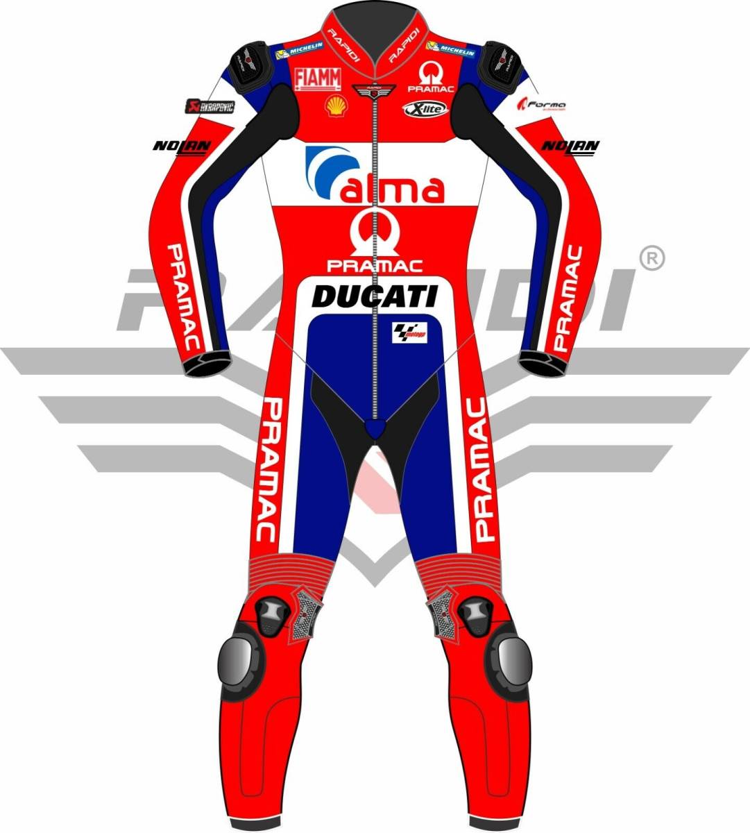 海外 限定品 送料込み ダニロ・ペトルッチ MOTOGP レザーレーシングスーツ サイズ各種 レプリカ 高品質 16拍卖