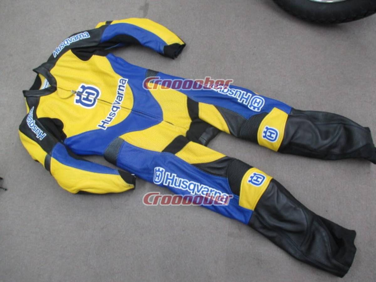 海外 限定品 送料込み ハスクバーナ Husqvarna レザーレーシングスーツ サイズ各種 レプリカ 高品質 2拍卖
