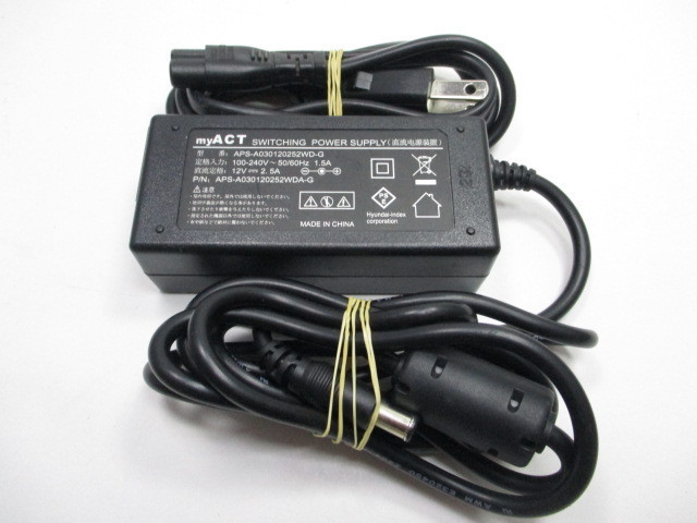 AD31735★myACT★ACアダプター★APS-A030120252WD-G★保証付!即決!拍卖